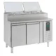 Combisteel Saladette - 2 Türen - 6x1/3 GN - B1360xT700xH1085mm - 7450.0102 - 7450.0102