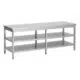 600 Arbeitstisch 2 Regalböden 2800 | Combisteel 7812.0284 - 7812.0284