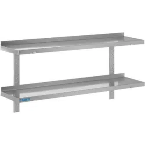 Wandbord, 2 Borde, 800 mm - 400 | SARO 700-4520 - 700-4520