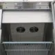 Maxima Gastro Gefrierschrank - 600 liter - 3 Einstellbare Regale 2/1 GN - Rostfreier Stahl - auf Rädern - B680xT810xH2010mm - 09400007 - 09400007