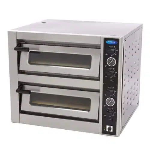 Maxima Gastro Pizzaofen - Passt 4 x Ø 30 cm Pizzas - Doppeldeck - 09370030 - 09370030