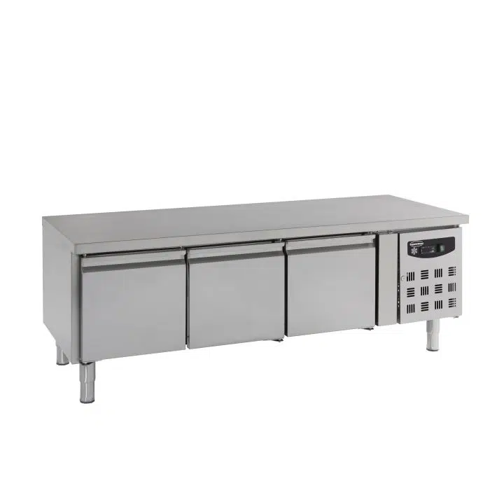 Combisteel Kühltisch 650 hoch 3 türen - B1795xT700xH650mm - 7450.0760 - 7450.0760