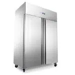 Maxima Gastro Kühlschrank - 800 liter - 6 Einstellbare Regale - auf Rädern - Rostfreier Stahl - 09400040 - 09400040