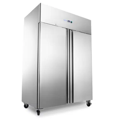 Maxima Gastro Kühlschrank - 800 liter - 6 Einstellbare Regale - auf Rädern - Rostfreier Stahl - 09400040 - 09400040