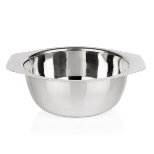 Terrine, Ø 16 cm, 1,2 ltr., mit 2 Lappengriffen, Chromnickelstahl - 1150160 - 1150160
