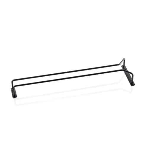 Gläserschiene, 41,5 cm, schwarz, Eisen, pulverbeschichtet - 1426403 - 1426403