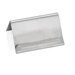 Kartenhalter Set, 6 x 4,5 x 3,5 cm, Set á 12 Stück, Chromnickelstahl - 1431000 - 1431000