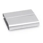 Kartenhalter Set, 8 x 7,5 x 2 cm, Set á 12 Stück, Chromnickelstahl - 1434000 - 1434000