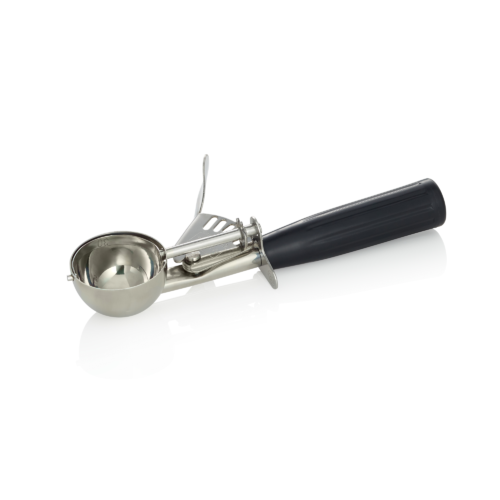 Portionierer, 20,5 cm, Ø 5 cm, schwarzer Griff, Chromnickelstahl 18/8, Polypropylen - 1442048 - 1442048
