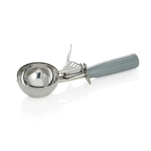 Portionierer, 23 cm, Ø 7 cm, grauer Griff, Chromnickelstahl 18/8, Polypropylen - 1442070 - 1442070