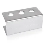 Eiswaffelständer, mit 3 Löchern, 20 x 9,5 x 8,5 cm, Chromnickelstahl - 1457102 - 1457102