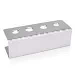 Eiswaffelständer, mit 4 Löchern, 27 x 9,5 x 8,2 cm, Chromnickelstahl - 1457202 - 1457202