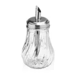 Zuckerspender Set, 210 ml, Ø 7,5 cm, Set á 6 Stück, Edelstahl, Glas - 1467026 - 1467026