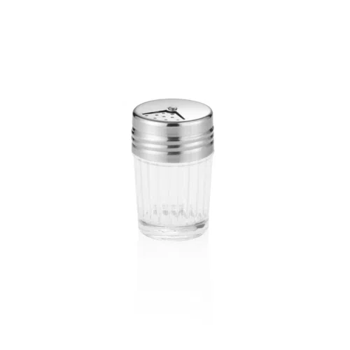 Multi Streuer, Ø 5 cm, Höhe 8 cm, Glas, Chromnickelstahl 18/8 - 1494006 - 1494006