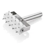 Stipproller, mit 0,5 cm langen Stippen, 20,5 x 14 cm, Chromnickelstahl, Kunststoff - 1502125 - 1502125