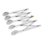 Teigschneider, 5 Rädchen Ø 5 cm, 24 cm, mit justierbarer max. Schnittbreite 12 cm, Edelstahl - 1507005 - 1507005