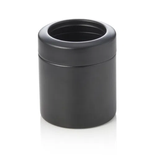 Tischrestebehälter, 700 ml, Ø 10 cm, schwarz pulverbeschichtet, Chromnickelstahl 18/10 - 1535110 - 1535110