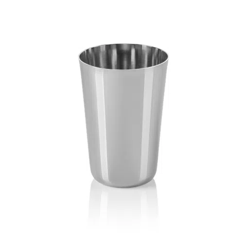Cup Set, 0,4 ltr., Ø 8 cm, Höhe 11,5 cm, silber, Set á 4 Stück, Chromnickelstahl - 1537040 - 1537040
