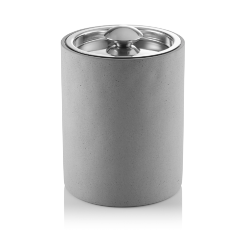 Eiseimer, Ø 15 cm, Höhe 20 cm, Beton, doppelwandig, Chromnickelstahl 18/10 - 1555015 - 1555015