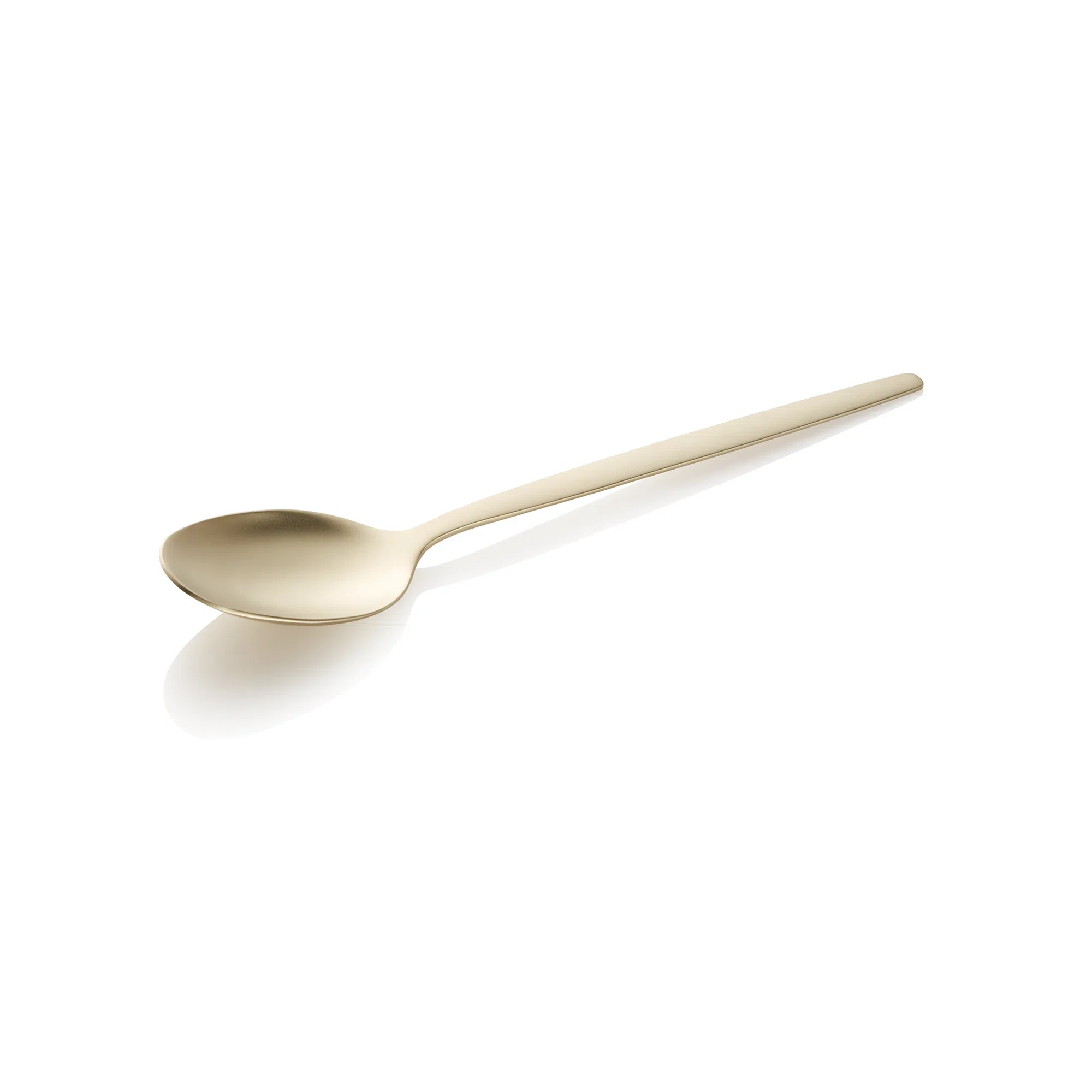 Dessertlöffel Set ALEX CHAMPAGNE, mit champagner, matter PVD Beschichtung, 16 cm, Set á 12 Stück, Chromnickelstahl 18/10 - 1612005 - 1612005 Dessertlöffel Set ALEX CHAMPAGNE, mit champagner, matter PVD Beschichtung, 16 cm, Set á 12 Stück, Chromnickelstahl 18/10 - 1612005 - 1612005