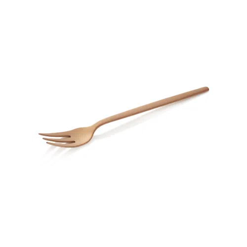 Dessertgabel Set ALEX BRONZE, mit bronze, matter PVD Beschichtung, 16 cm, Set á 12 Stück, Chromnickelstahl 18/10 - 1612106 - 1612106