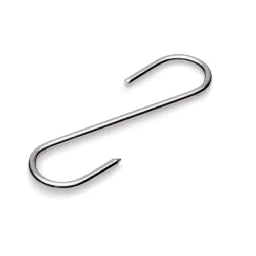 Fleischhaken Set, 8 cm, Set á 12 Stück, Chromnickelstahl - 1650080 - 1650080