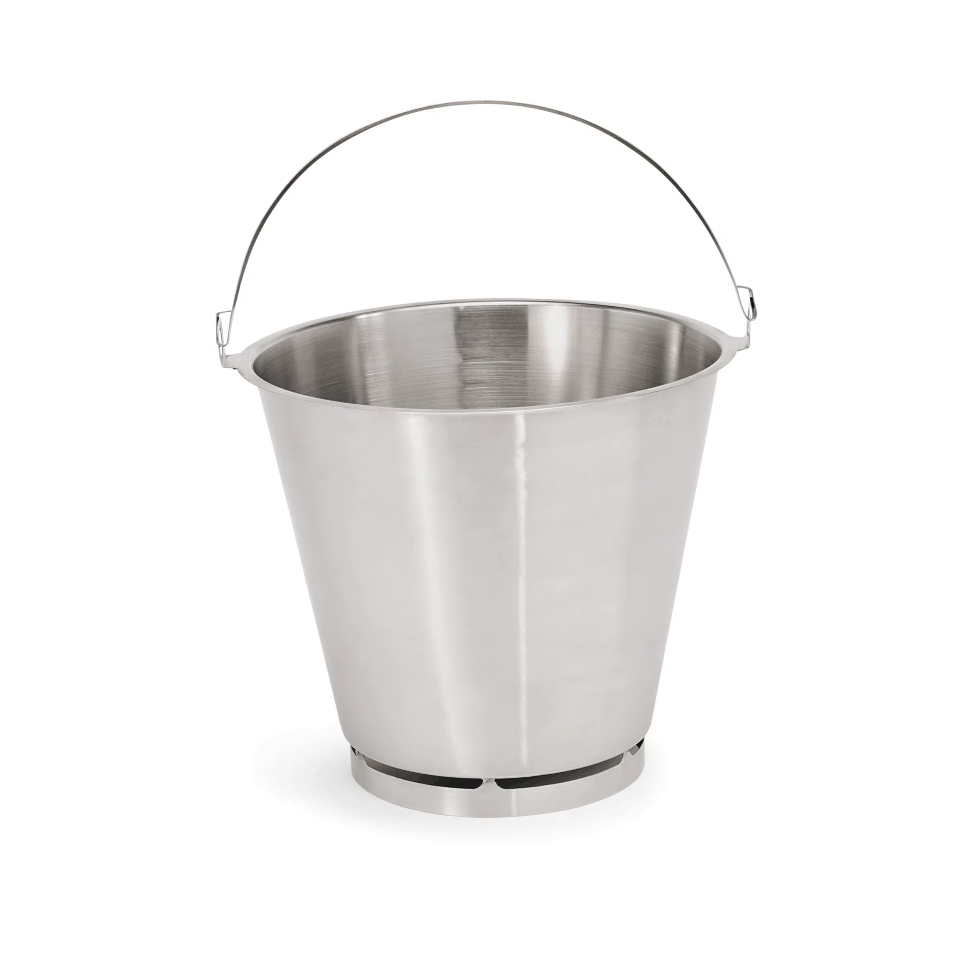 Eimer mit Bodenreifen, Ø 33 cm, 15 ltr., Chromnickelstahl - 1801150 - 1801150 Eimer mit Bodenreifen, Ø 33 cm, 15 ltr., Chromnickelstahl - 1801150 - 1801150