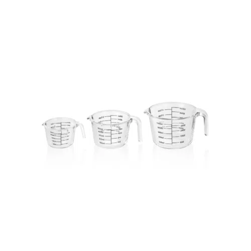 Messbecher Set, 3-teilig, Borosilikatglas - 1820003 - 1820003