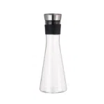 Karaffe, 1,0 ltr., Ø 7 cm, Borosilikatglas, Edelstahl, Silikon - 1827100 - 1827100