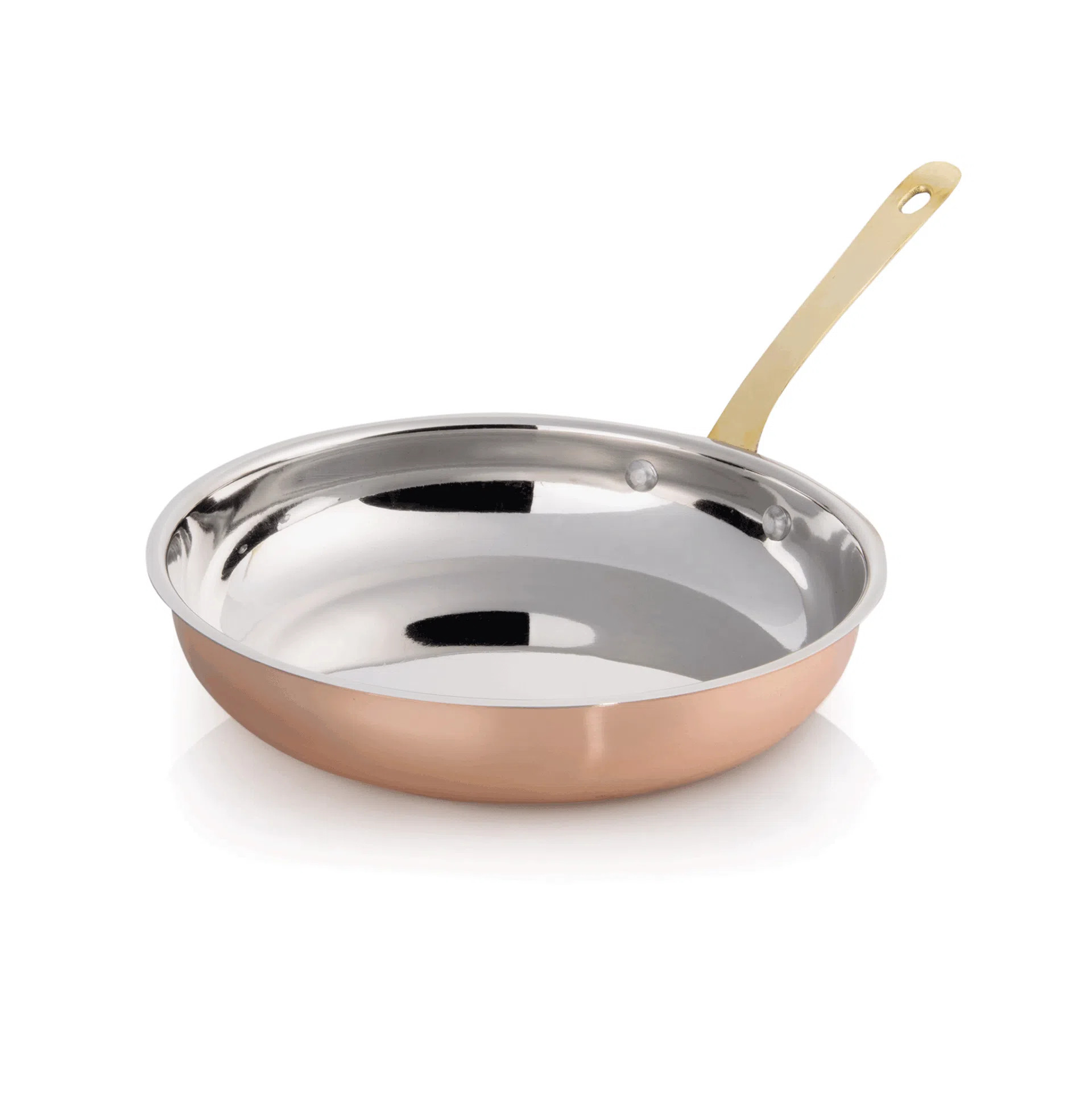 Flambierpfanne STEEL & STYLE AMBER, Ø 23,5 cm, 1,1 ltr., Kupfer, Messing, Chromnickelstahl - 2010221 - 2010221 Flambierpfanne STEEL & STYLE AMBER, Ø 23,5 cm, 1,1 ltr., Kupfer, Messing, Chromnickelstahl - 2010221 - 2010221