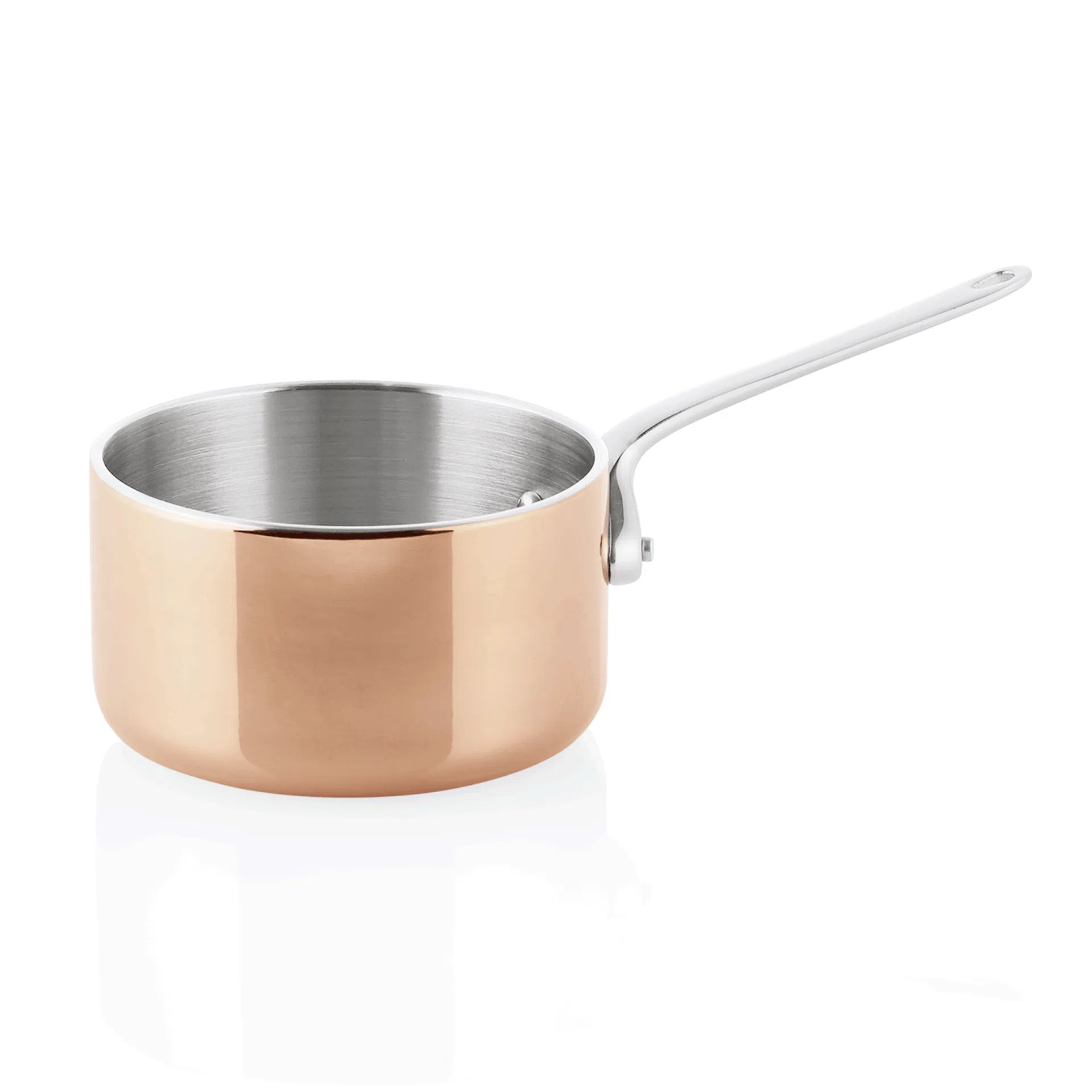 Mini Servierkasserolle MINI COPPER 3PLY, Ø 10 cm, 460 ml, Kupfer, Aluminium, Edelstahl - 2011100 - 2011100 Mini Servierkasserolle MINI COPPER 3PLY, Ø 10 cm, 460 ml, Kupfer, Aluminium, Edelstahl - 2011100 - 2011100
