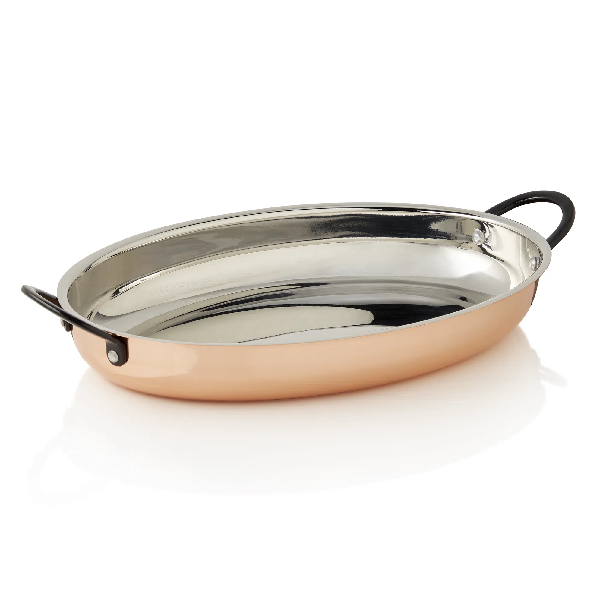 Servierpfanne STEEL & STYLE RUBY, 30 x 22 x 4,5 cm, 1,5 ltr., Kupfer, Messing, Chromnickelstahl - 2022302 - 2022302 Servierpfanne STEEL & STYLE RUBY, 30 x 22 x 4,5 cm, 1,5 ltr., Kupfer, Messing, Chromnickelstahl - 2022302 - 2022302