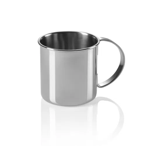Moscow Mule Set, 0,45 ltr., Ø 9 cm, Höhe 9 cm, Set á 2 Stück, Chromnickelstahl - 2034045 - 2034045