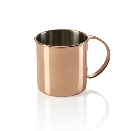 Moscow Mule Set, 0,45 ltr., Ø 9 cm, Höhe 9 cm, bronze, Set á 2 Stück, Chromnickelstahl, PVD Beschichtung - 2034535 - 2034535