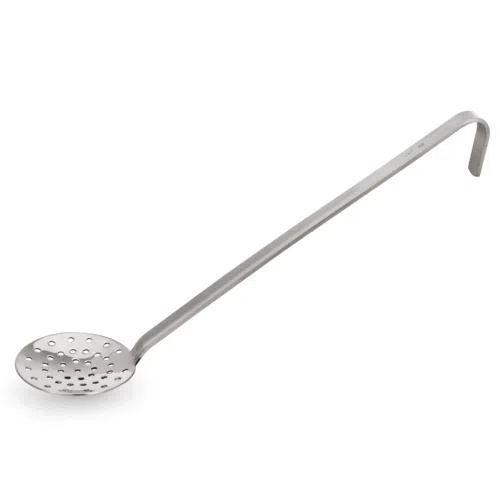 Schaumlöffel KITCHEN TOOL 2085, Ø 12 cm, 35 cm, Perforierung Ø 4 mm, Chromnickelstahl - 2090120 - 2090120