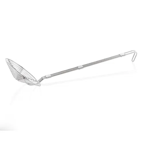 Frittierlöffel mit Hakenstiel, Ø 20 cm, 46 cm, Chromnickelstahl - 2094200 - 2094200