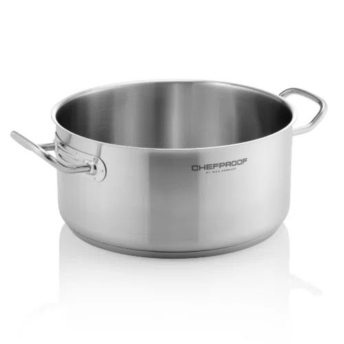Bratentopf CHEFPROOF, Ø 24 cm, 5 ltr., Chromnickelstahl 18/10 - 2315240 - 2315240