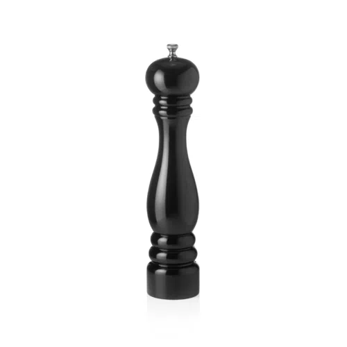 Salzmühle mit Keramikmahlwerk CLASSIC MILL, Höhe 30 cm, schwarz glänzend, Holz - 2420030 - 2420030