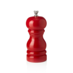 Salzmühle mit Keramikmahlwerk CLASSIC MILL, Höhe 11 cm, rot glänzend, Holz - 2424011 - 2424011