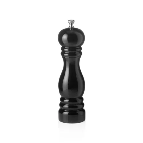 Pfeffermühle mit Keramikmahlwerk CLASSIC MILL, Höhe 20 cm, schwarz glänzend, Holz - 2430020 - 2430020