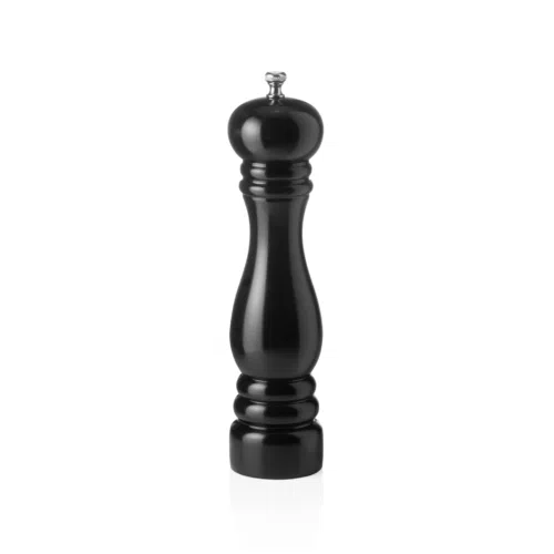 Pfeffermühle mit Keramikmahlwerk CLASSIC MILL, Höhe 25 cm, schwarz glänzend, Holz - 2430025 - 2430025