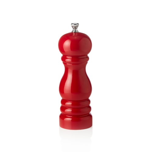 Pfeffermühle mit Keramikmahlwerk CLASSIC MILL, Höhe 15 cm, rot glänzend, Holz - 2434015 - 2434015