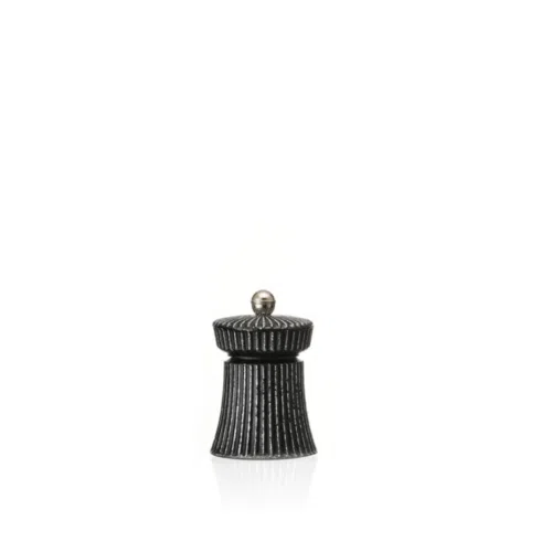 Pfeffermühle mit Carbonstahl Mahlwerk IRON CRUSH, Höhe 9,5 cm, schwarz/weiß, Gusseisen - 2468109 - 2468109