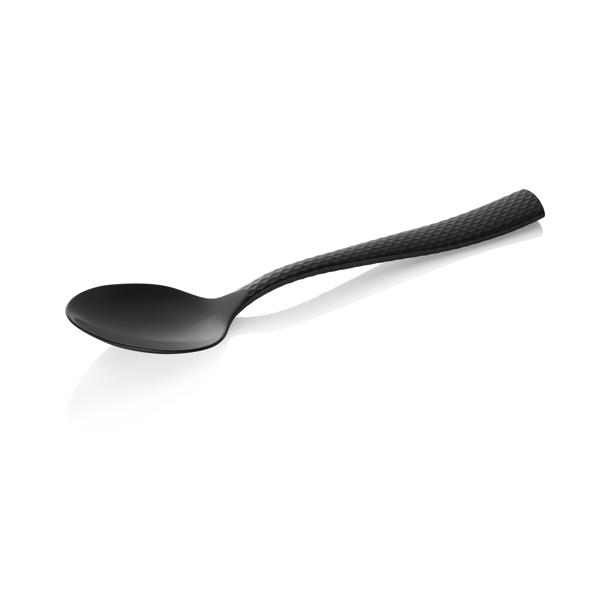 Menülöffel Set ONYX SHADOW, 20 cm, strukturierte Oberfläche, PVD Beschichtung schwarz, Set á 12 Stück, Chromnickelstahl 18/10 - 289002 - 289002 Menülöffel Set ONYX SHADOW, 20 cm, strukturierte Oberfläche, PVD Beschichtung schwarz, Set á 12 Stück, Chromnickelstahl 18/10 - 289002 - 289002
