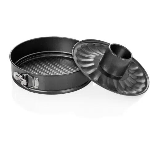 Springform mit Antihaftbeschichtung, Ø 25 cm, Höhe 6,5 cm, 2 wechselbare Böden, Stahl - 3122250 - 3122250 Springform mit Antihaftbeschichtung, Ø 25 cm, Höhe 6,5 cm, 2 wechselbare Böden, Stahl - 3122250 - 3122250