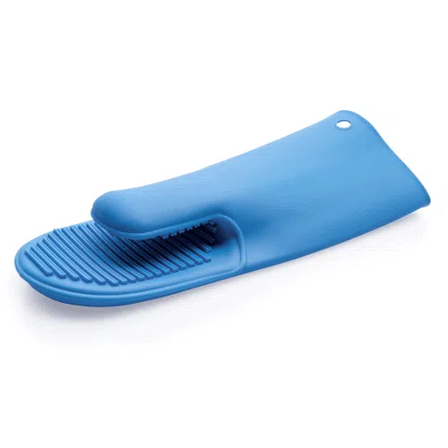 Küchenhandschuh, 29 cm, blau, Silikon - 3160290 - 3160290