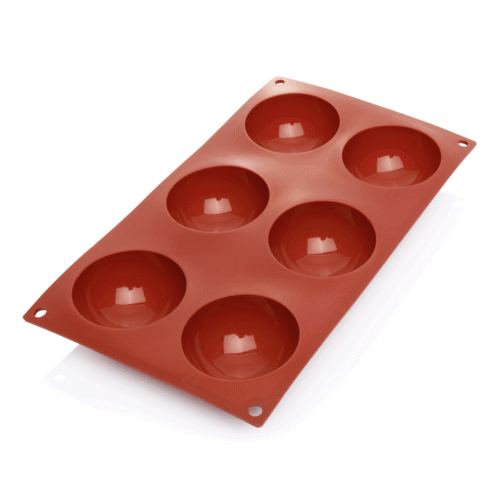 Halbkugel BAKEFLEX, 6 Formen, Ø 7 cm, rot, Silikon - 3162007 - 3162007 Halbkugel BAKEFLEX, 6 Formen, Ø 7 cm, rot, Silikon - 3162007 - 3162007