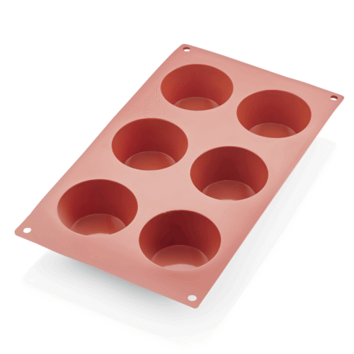 Muffin BAKEFLEX, 6 Formen, Ø 6,5 cm, rot Silikon - 3169006 - 3169006 Muffin BAKEFLEX, 6 Formen, Ø 6,5 cm, rot Silikon - 3169006 - 3169006