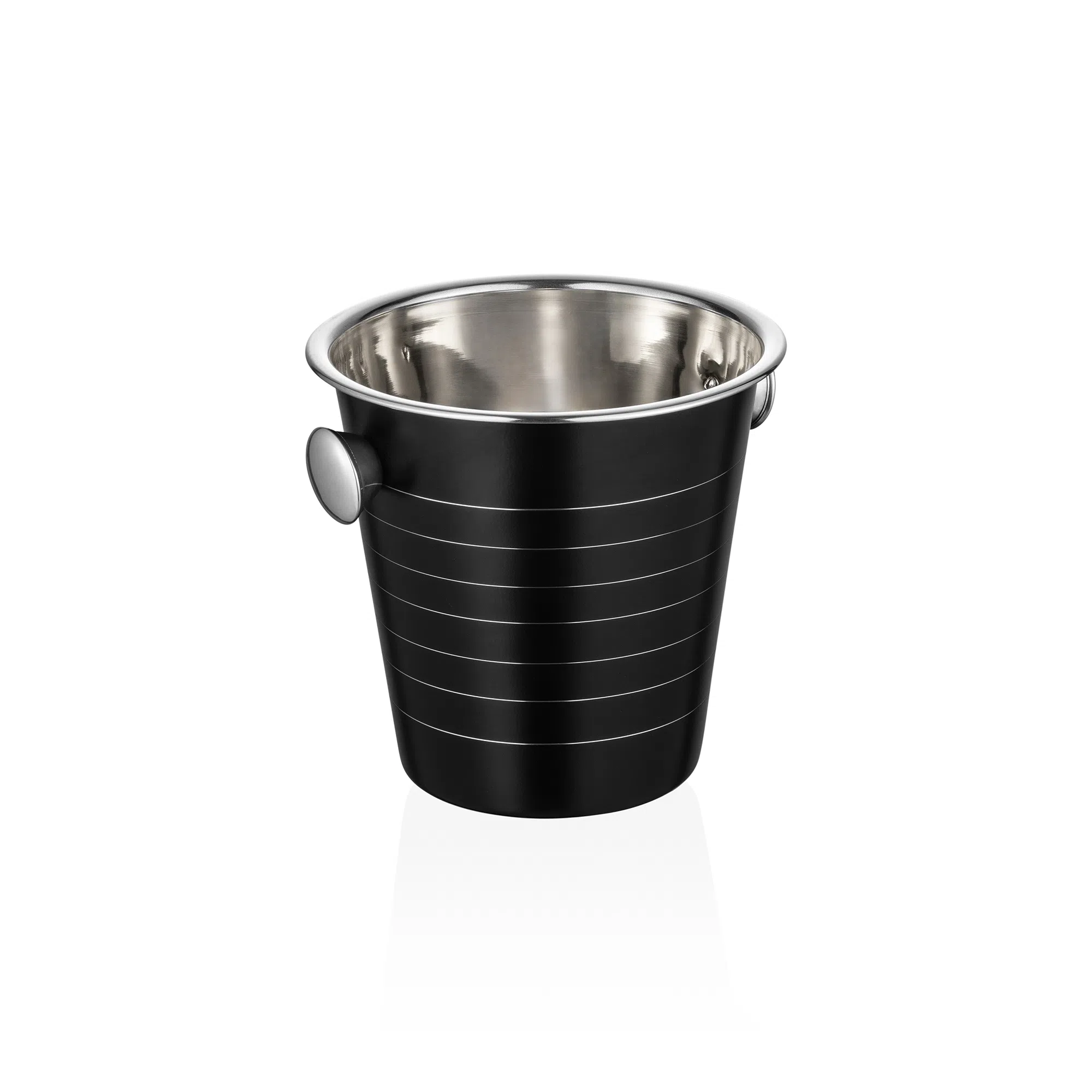 Wein-/Sektkühler, Ø 21,5 cm, Höhe 20 cm, schwarz, Chromnickelstahl, PVD Beschichtung - 3600210 - 3600210 Wein-/Sektkühler, Ø 21,5 cm, Höhe 20 cm, schwarz, Chromnickelstahl, PVD Beschichtung - 3600210 - 3600210