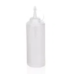 Quetschflasche Set, Ø 7 cm, 0,45 ltr., transparent, Set á 6 Stück, Polyethylen - 3728002 - 3728002